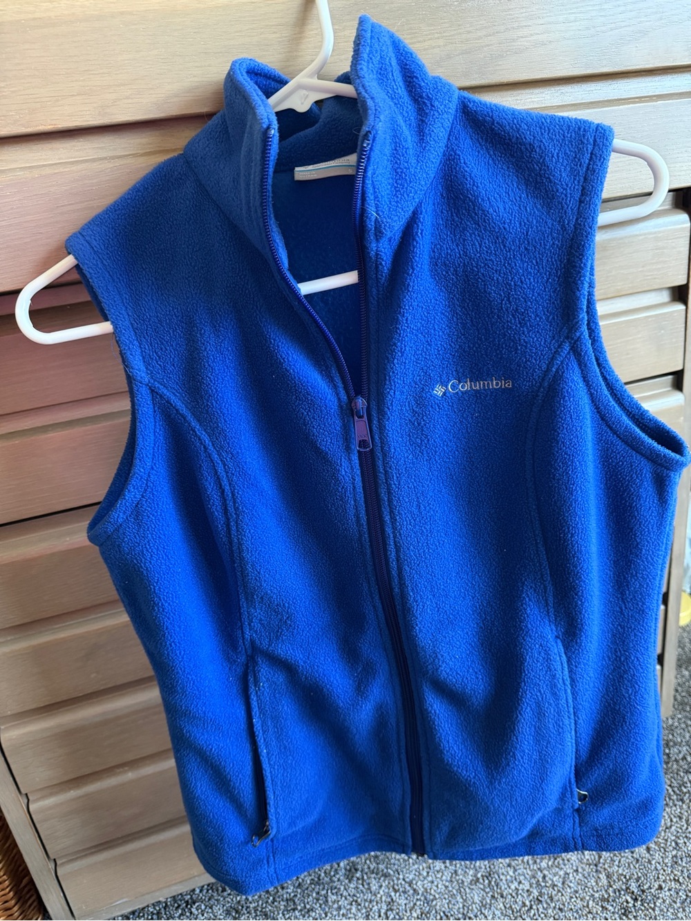 Columbia Women’s Royal Blue Fleece Vest - Cozy Zip-Up Layer